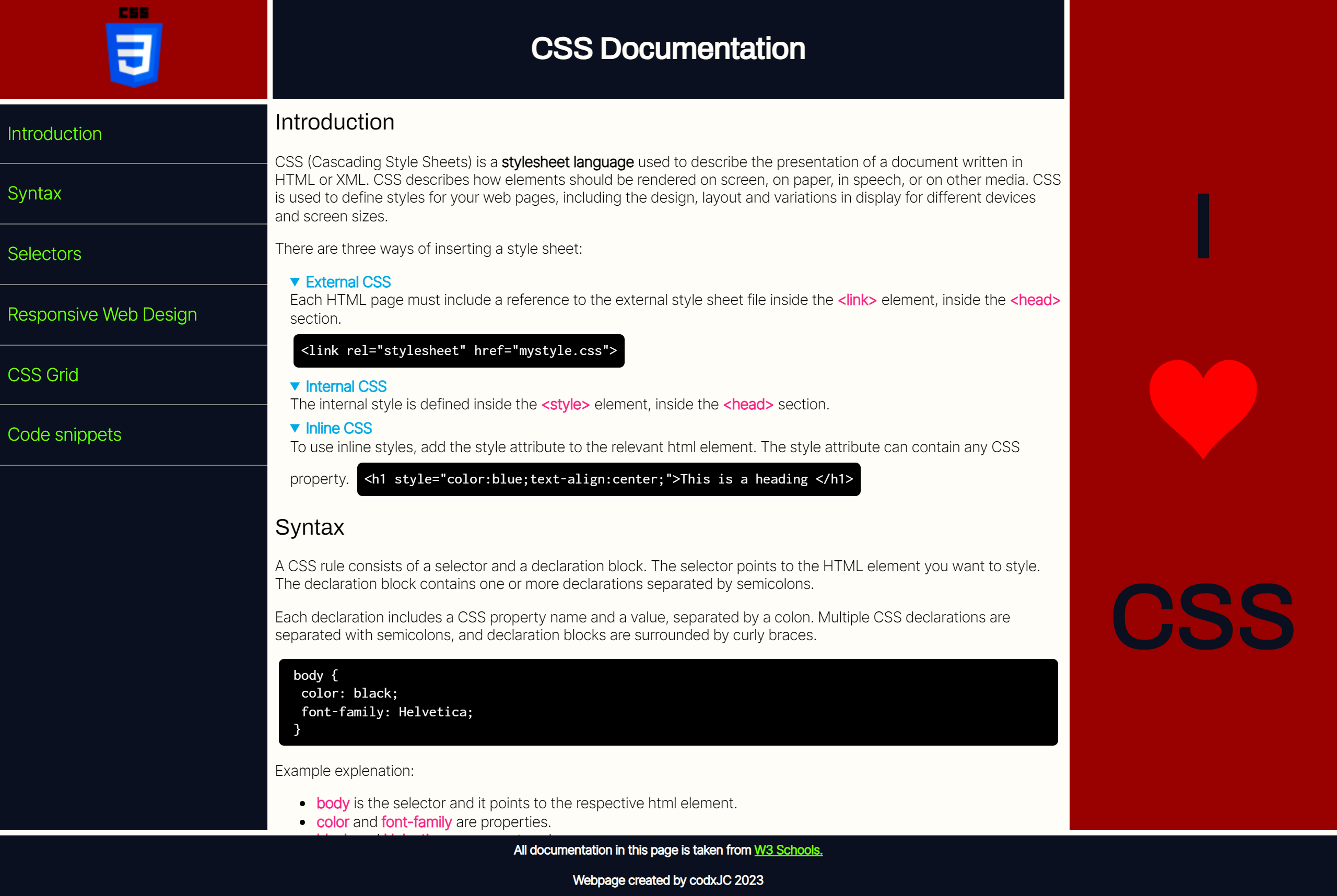Documentation Project